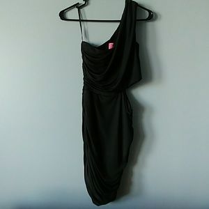 Black One Shoulder Dress